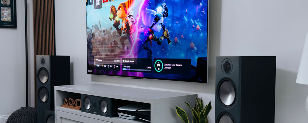 SpawnPoiint gaming TV setup